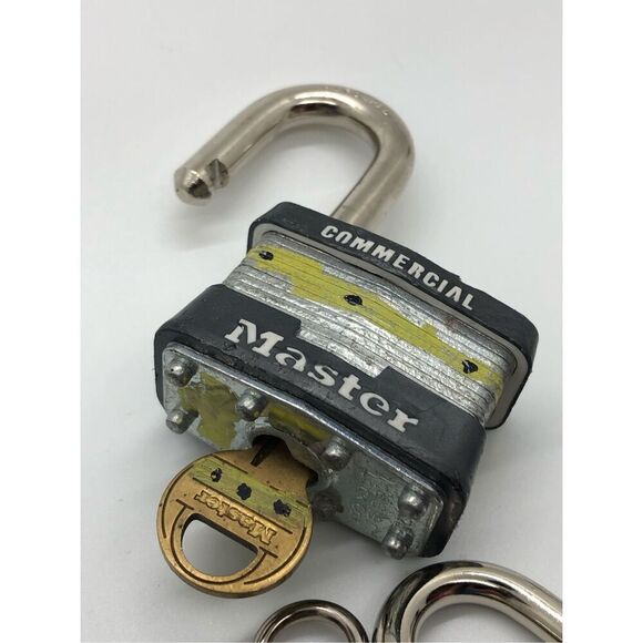 Lot of 5 Master Locks with Key, Combo—Vintage and New - Picture 6 of 16
